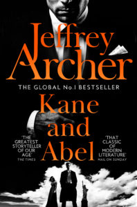 Kane and Abel. UK Book cover. Book by Jeffrey Archer
